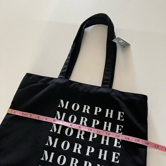 MORPHE x JAMES CHARLES NWT Blend the Rules Tote Bag Black‎ White Reusable - Picture 6 of 10